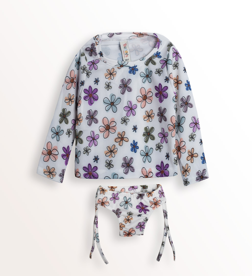 CONJ. MALLA FLORAL