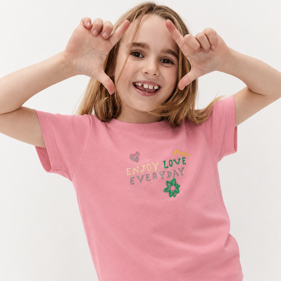 REMERA NIÑA "BRILLANT"