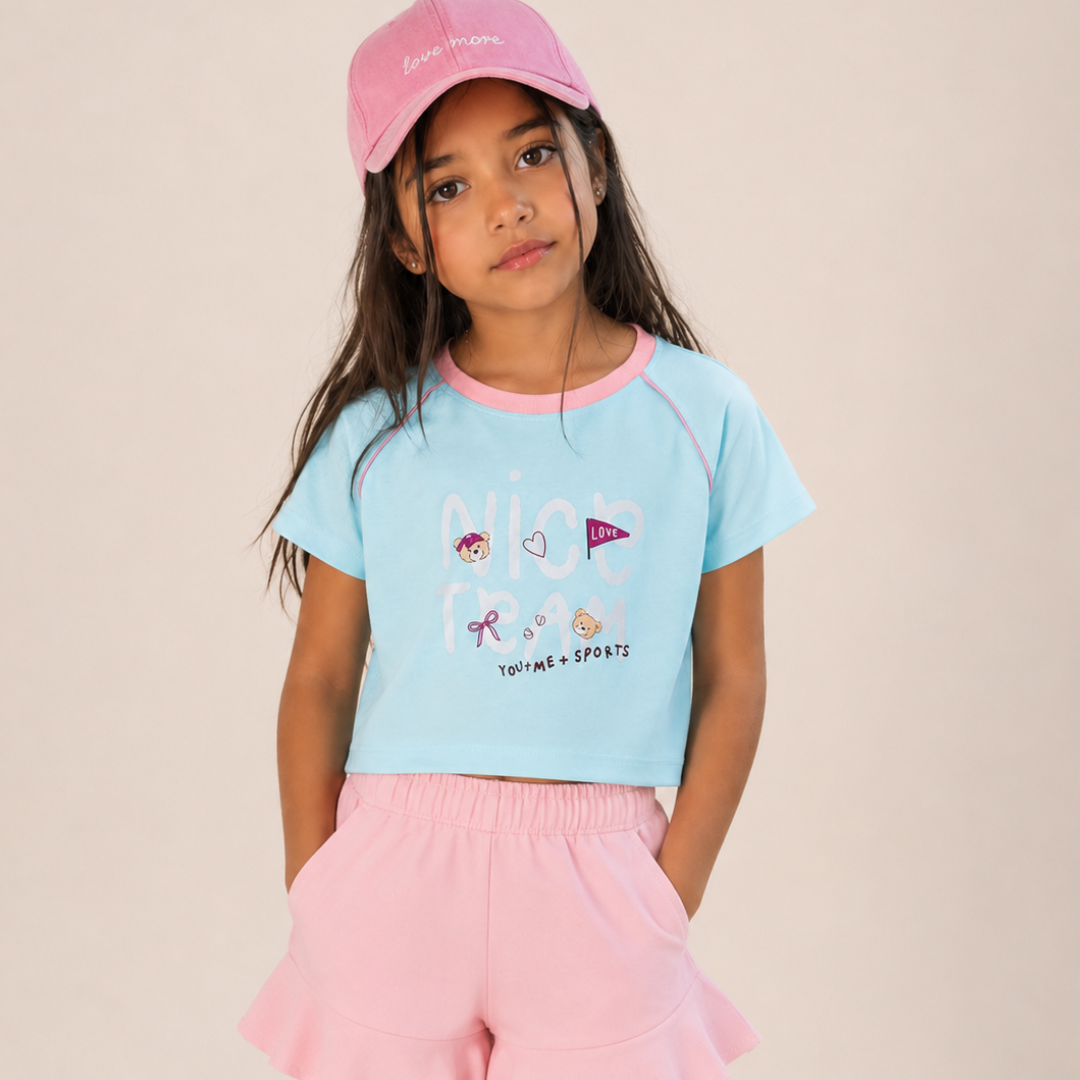 REMERA RANGLAN "BLUE"