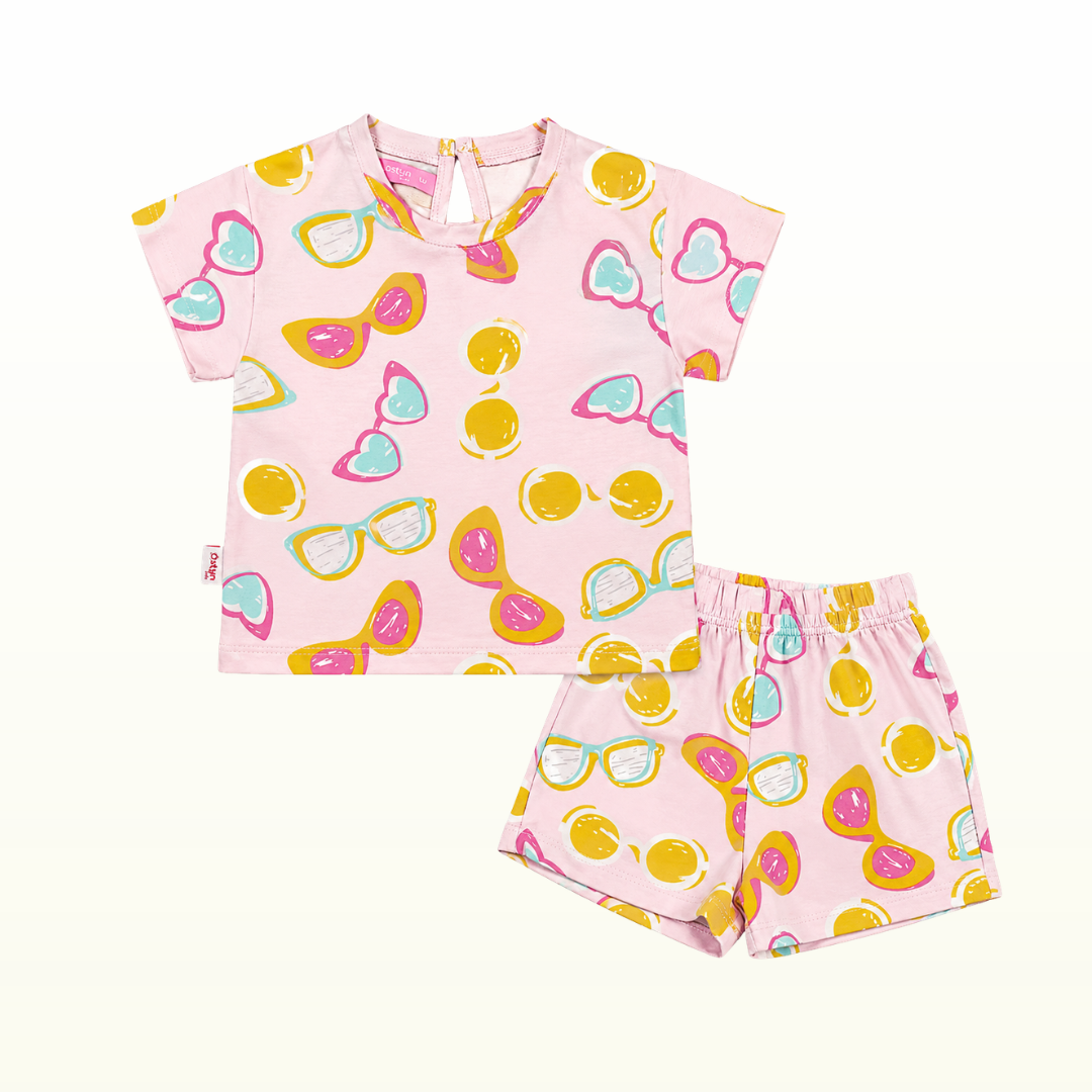 CONJUNTO REMERA "SUNGLASSES"