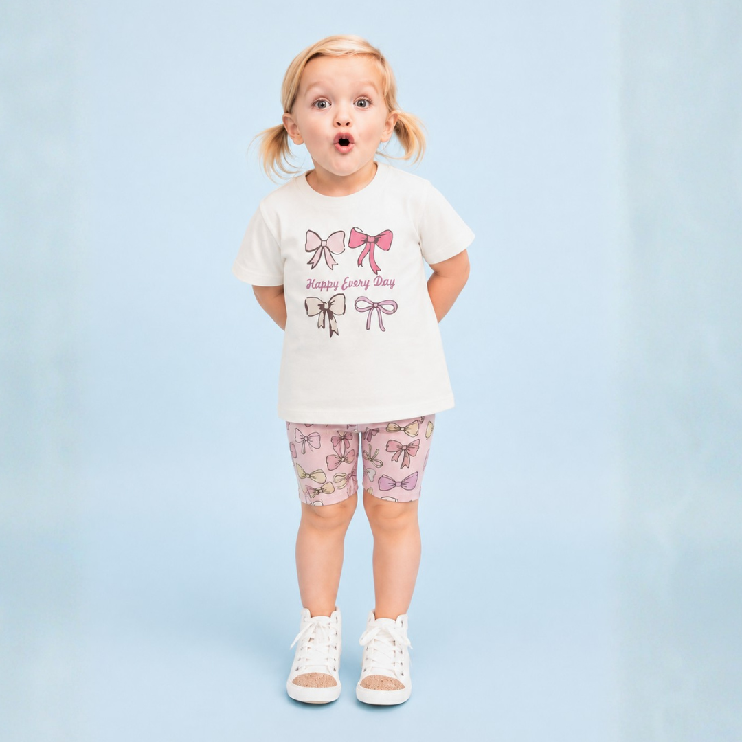 CONJUNTO REMERA "BOWS"