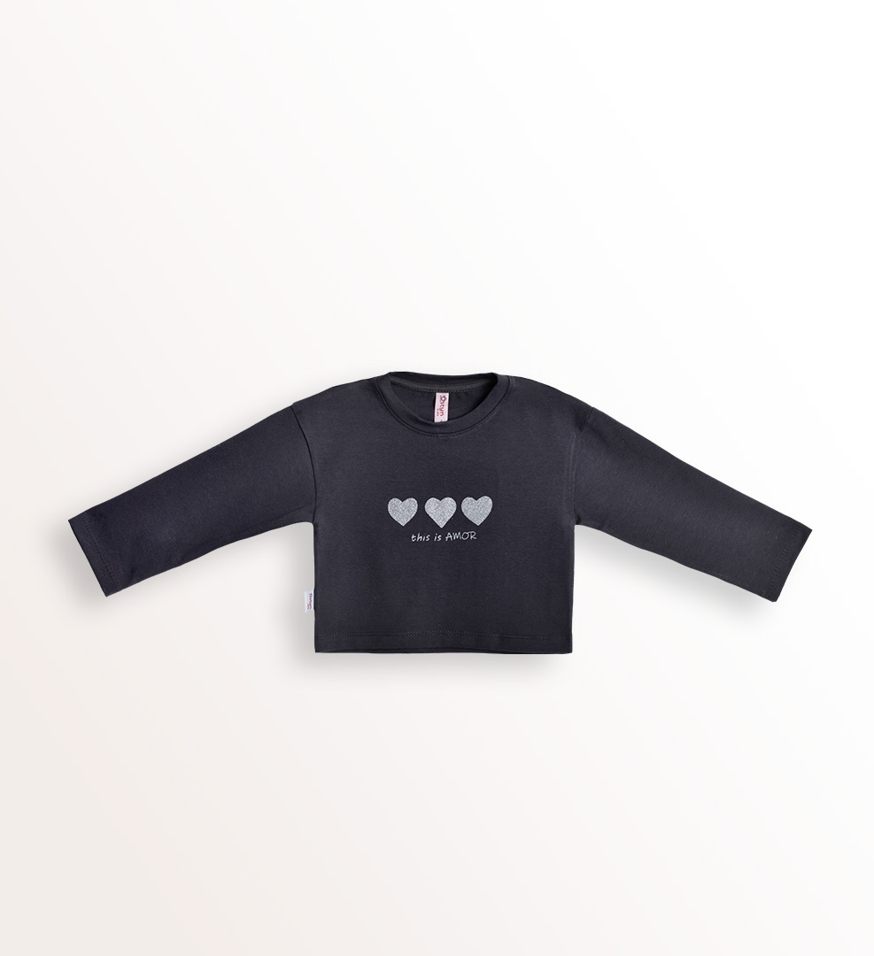 CAMISETA CORTA "AMOR"